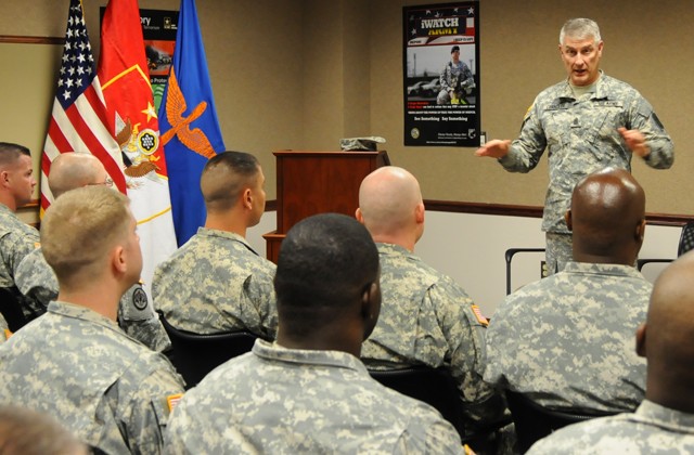 SMA visits Fort Rucker, talks professionalism