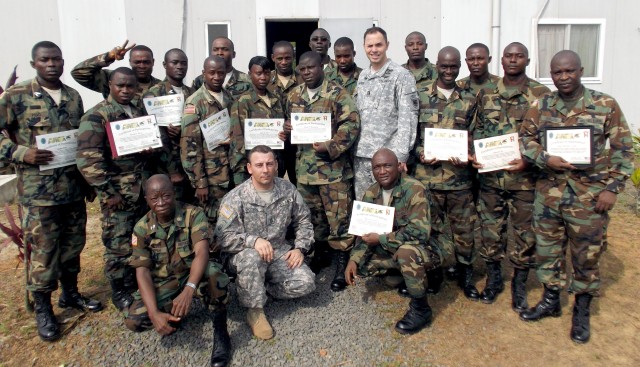 U.S. Army Africa Inspector General Soldiers travel to Liberia