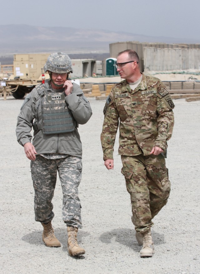 Chairman of Joint Chiefs visits Commando Brigade in Afghanistan