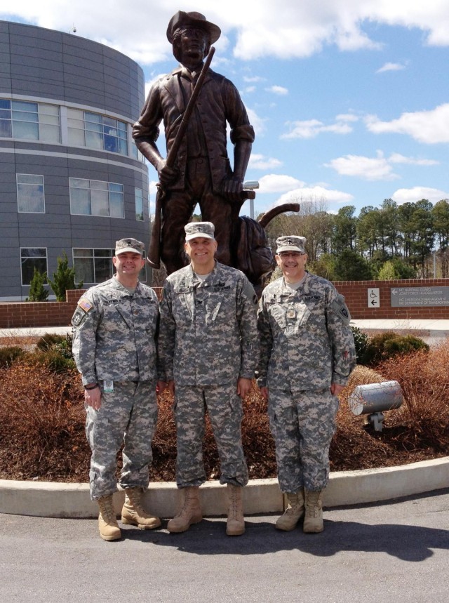 FORSCOM chaplain visits NC National Guard