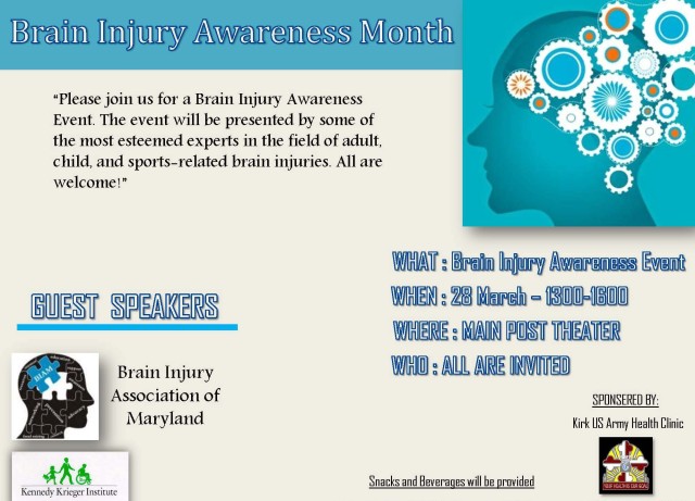 Brain Injury Awareness Poster