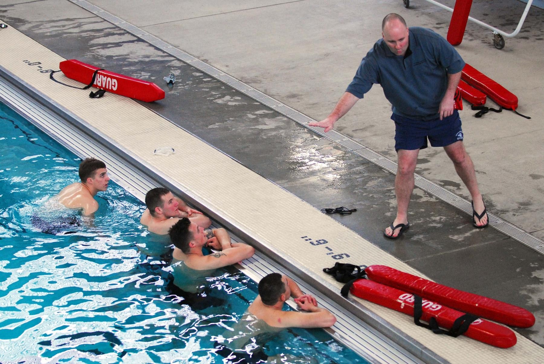 Keeler Lifeguards Pool Their Weight Article The United States Army 