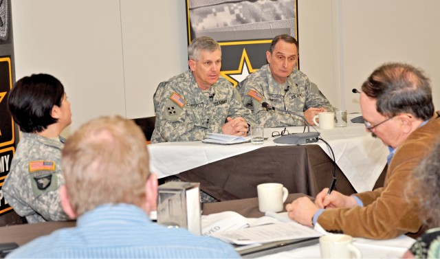 Media roundtable: USAREUR leaders address transformation, training, partnership issues