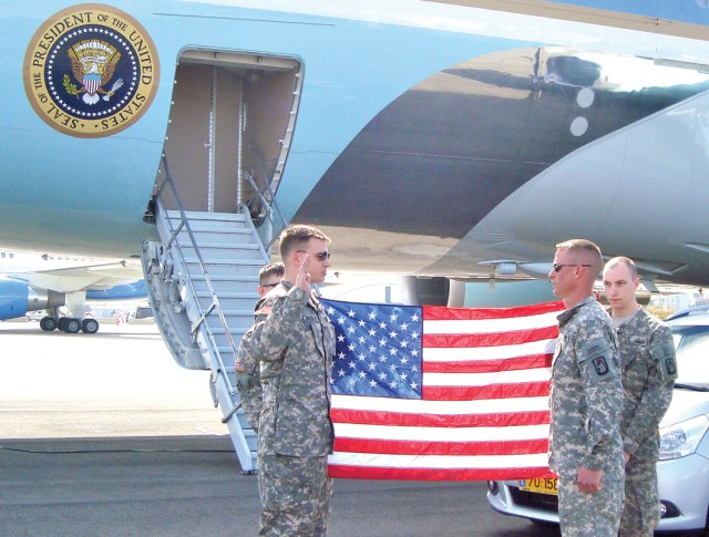 Wiesbaden aviators support president's Israel visit