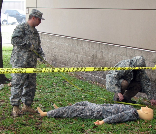 Texas Guardsmen train for criminal investigations