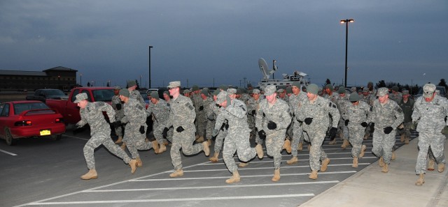 63rd EOD Soldiers run to honor fallen Soldier