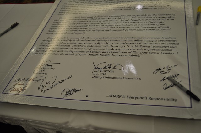 2nd Infantry Division proclaims dedication to preventing sexual assault