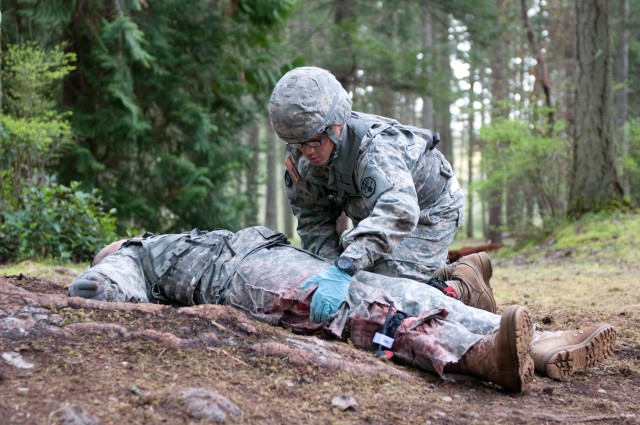 Test week (Day 5) JBLM Expert Field Medic Badge