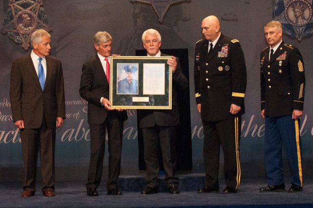 Medal of Honor Recepient Chaplain (CPT) Emil J. Kapaun Gets Inducted into the Hall of Heroes