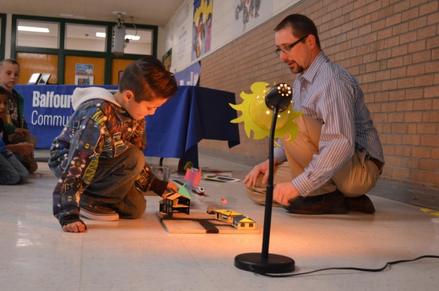 Solar science presentation at Logan Elementary