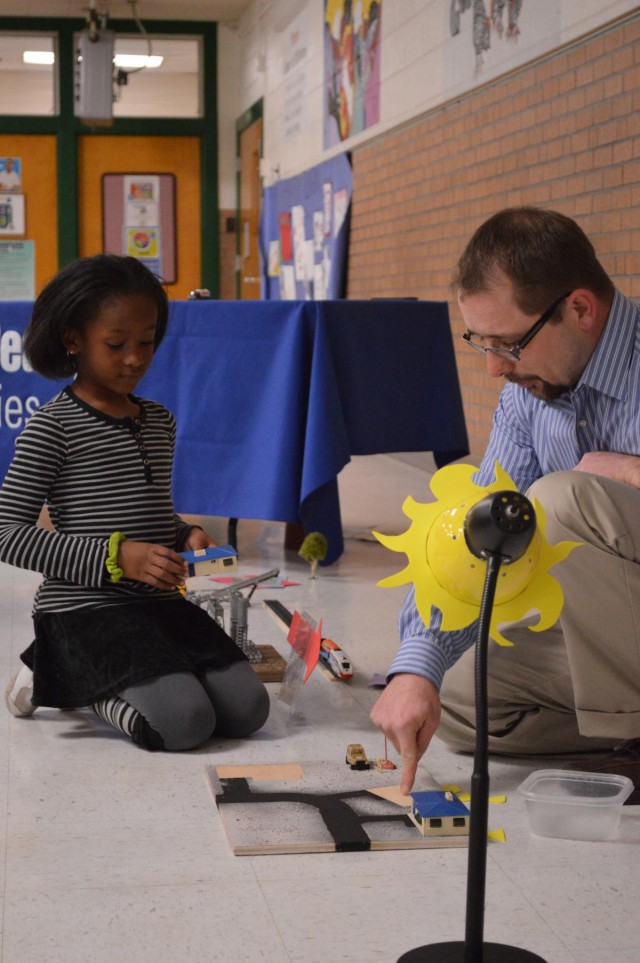Solar science presentation at Logan Elementary