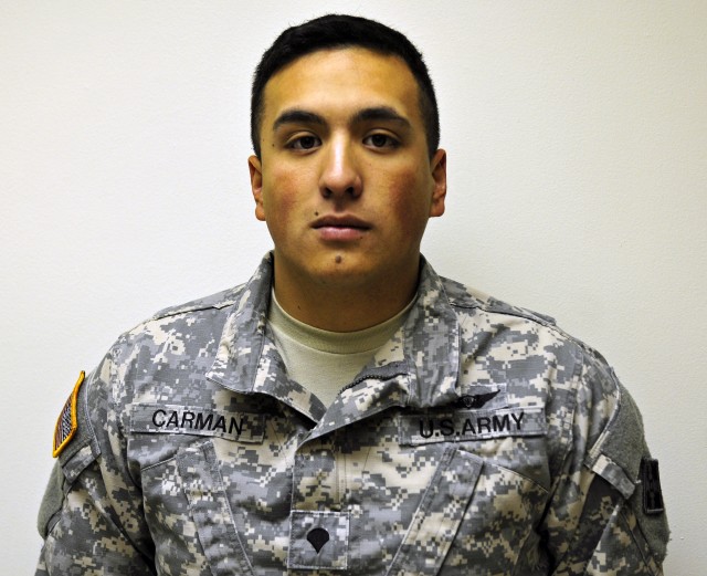 Spc. Ian Carman