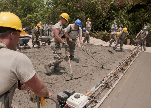 Army Engineers in El Salvador