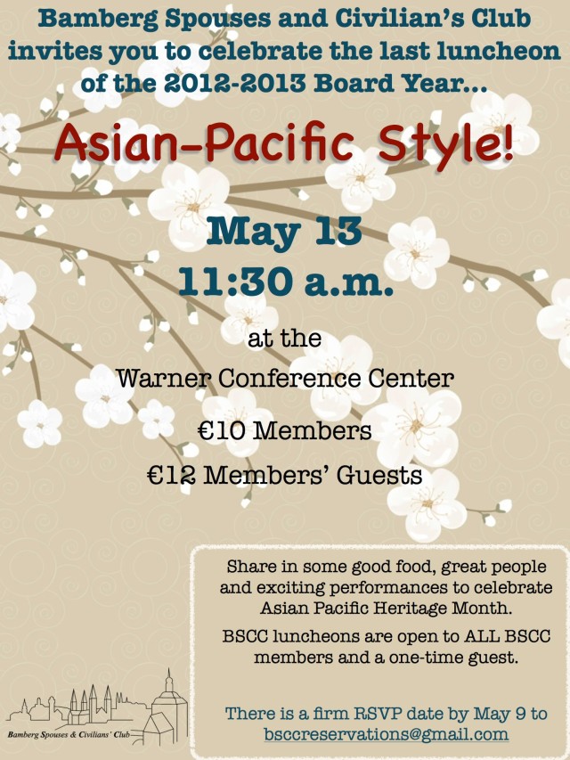 Asian-Pacific Heritage luncheon
