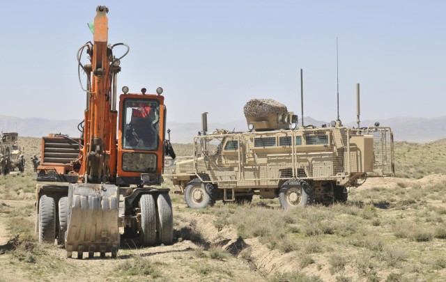 Coalition helps Afghan police secure high ground