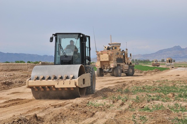 US, Afghan engineers build road through 'Taliban center of mass'