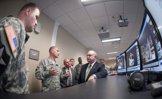 Hands-on tour paints big logistics picture for Army under secretary