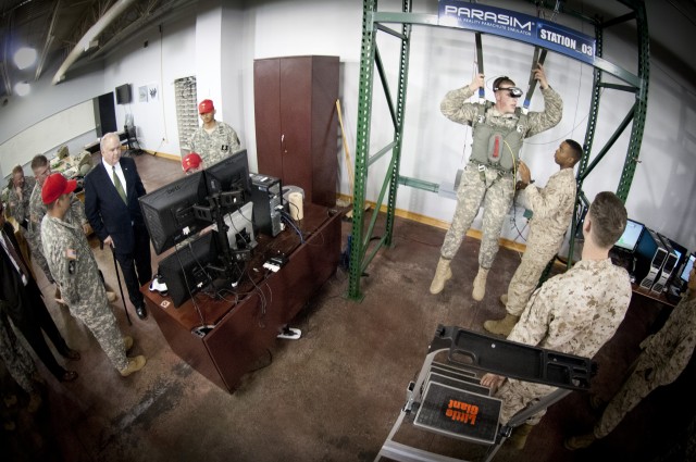 Hands-on tour paints big logistics picture for Army under secretary