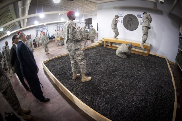 Hands-on tour paints big logistics picture for Army under secretary