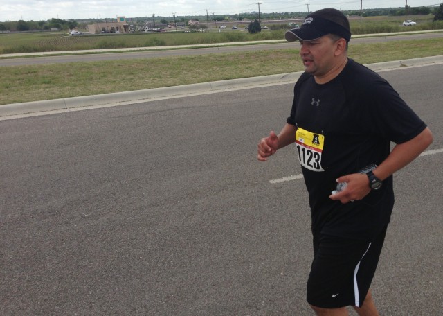 Infantry Soldiers cross finish line at Army's post-Boston Marathon