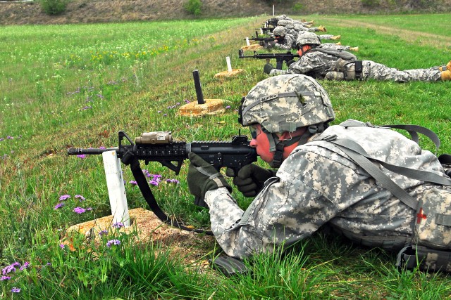 Ironhorse Soldiers compete in shooting challenge