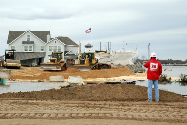 Levee Breach in Montoloking, NJ