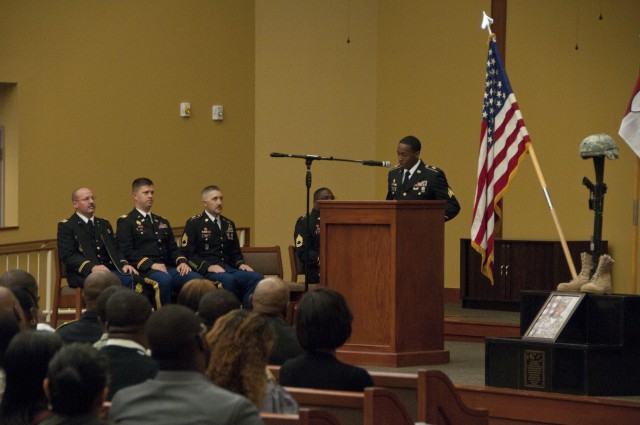 36th Engineer Brigade honors the life of a fallen Soldier