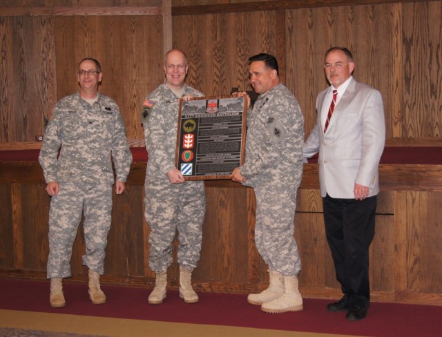 Army Engineer Regiment dedicates plaque to 317th Engineer Battalion