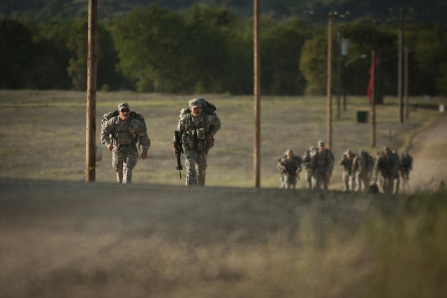 Best Warrior ruck march