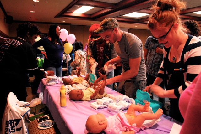 Garrison baby shower 'nothing to cry about'