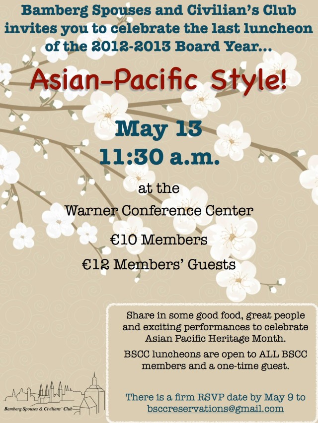 Asian-Pacific style luncheon