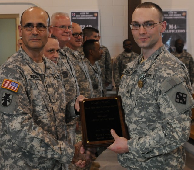The winners of the 412th Theater Engineer Command's 2013 Best Warrior Competition
