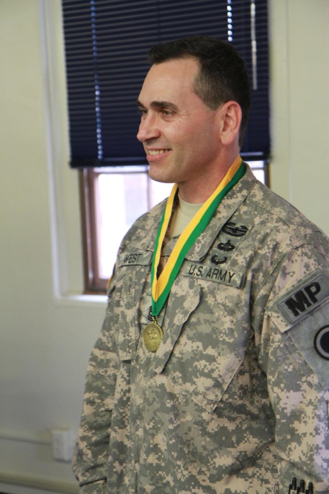 I Corps provost marshal sergeant major awarded prestigious MP honor ...