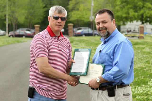 AMRDEC employee recognized for proactive internal controls