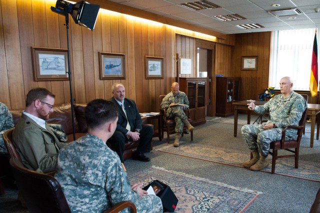 Odierno visits Soldiers in Wiesbaden, Germany