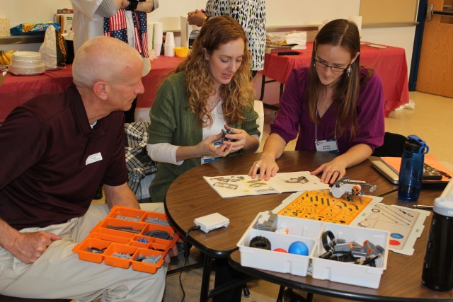 ECBC helps local teachers use robotics for applied math lessons