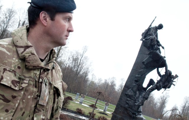 British exchange officer at Fort Drum