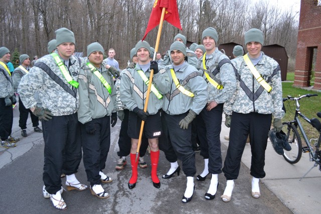 Fort Drum puts best foot forward during sexual assault awareness walk