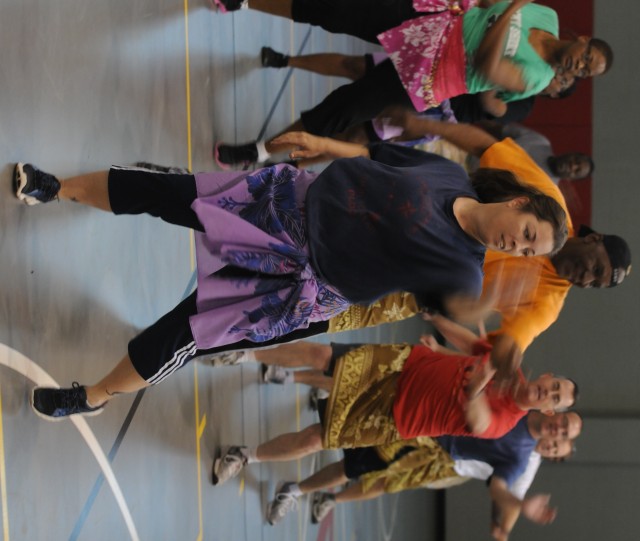 412th Theater Engineer Command Soldiers wear Samoan garb