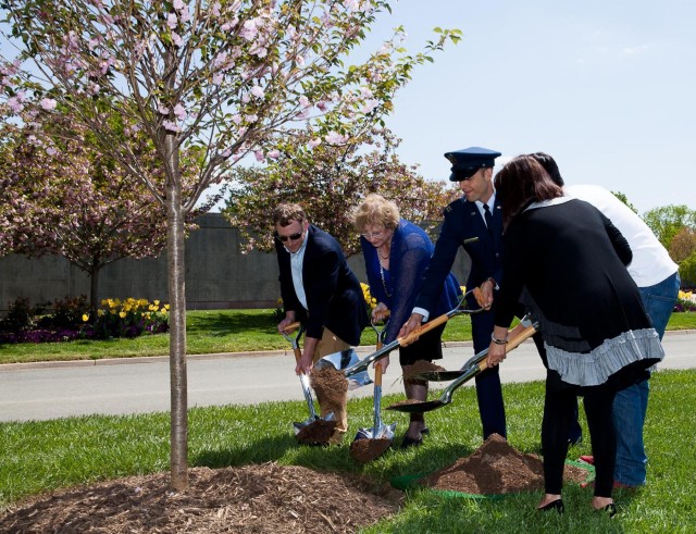 ANC tree planting remembers flyers killed in action