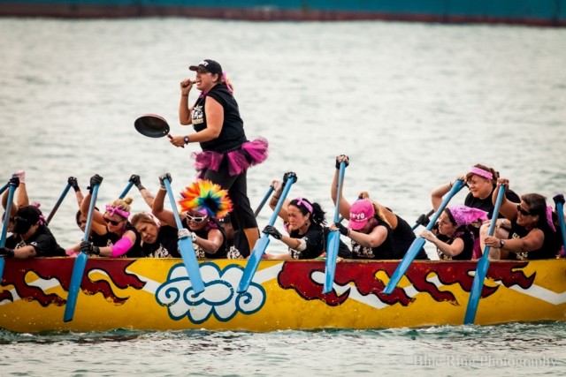 U.S. Army teams compete in dragon boat race on Okinawa