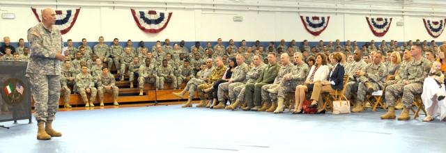 Chief of Staff of the Army Gen. Raymond T. Odierno visits Caserma Ederle