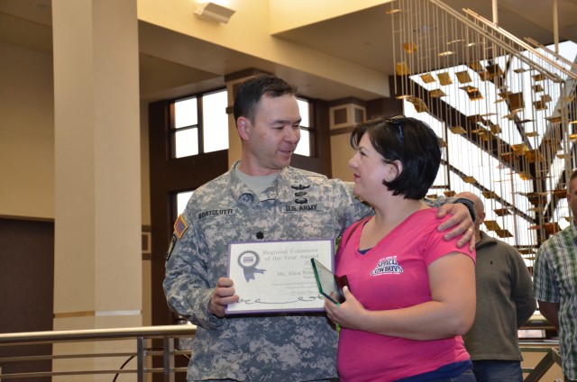 Proud Moment for an Army National Guard Volunteer