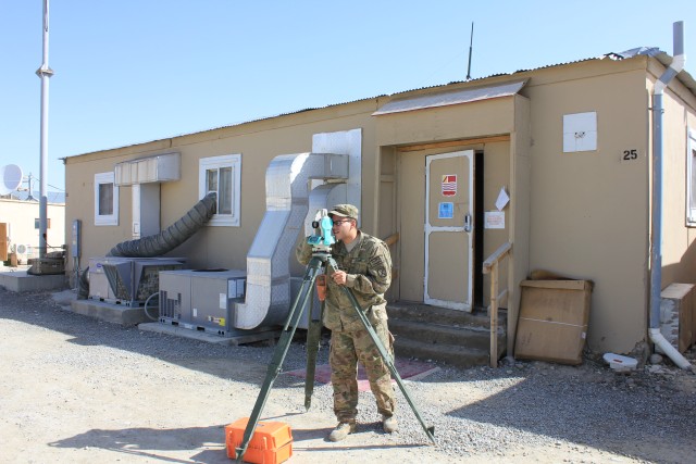 Survey Soldier provides artillery with accurate fires 