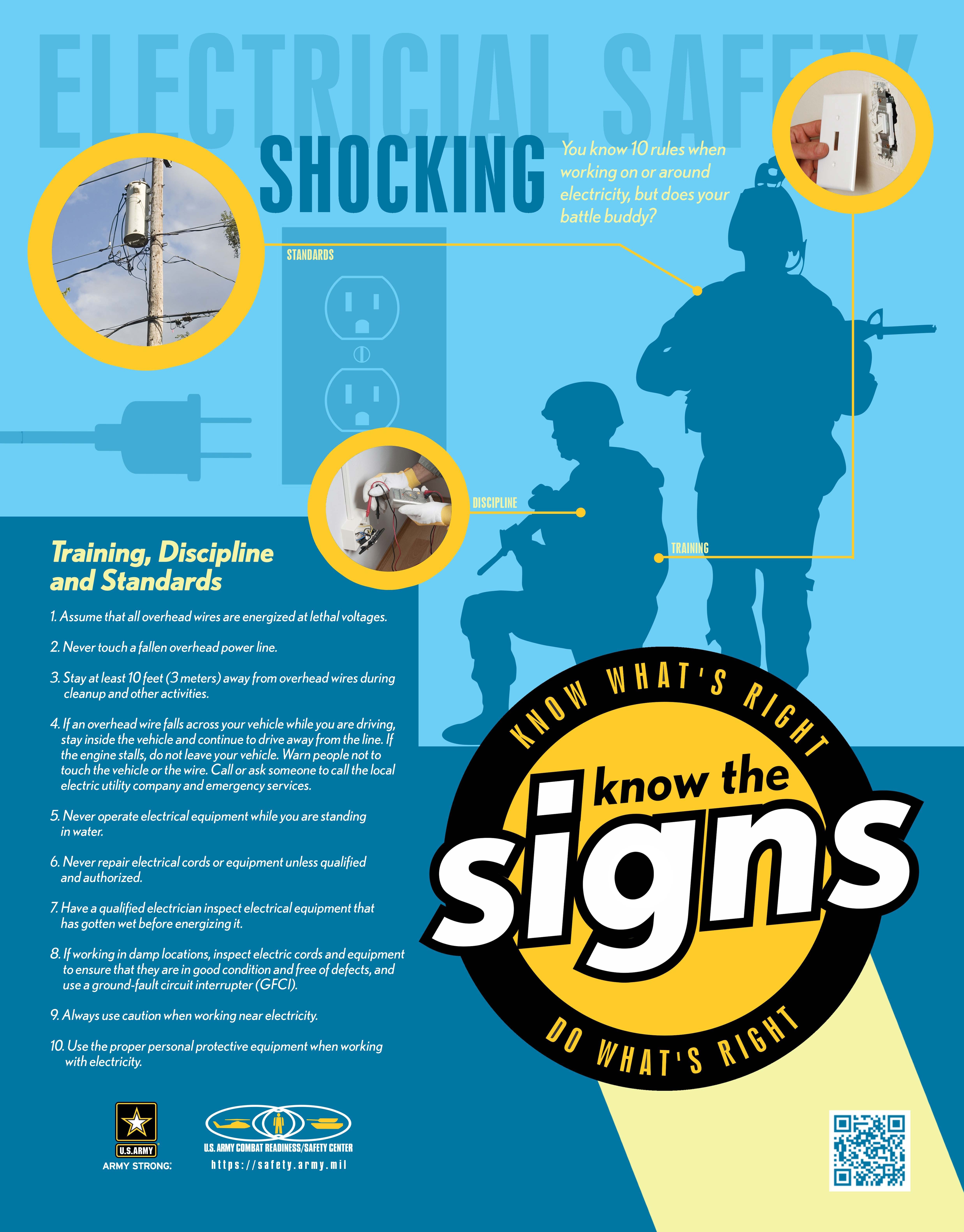 Electrical shocks a yearround hazard Article The United States Army