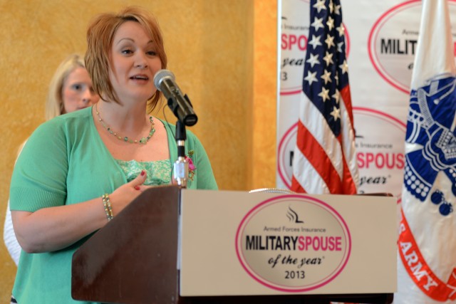 Army wife honored to be finalist for Military Spouse of Year