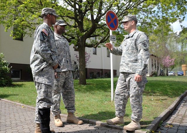 Soldiers Discussing Logistics
