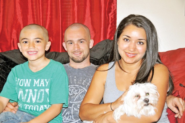 Head-shaving event sign of solidarity, sign of hope
