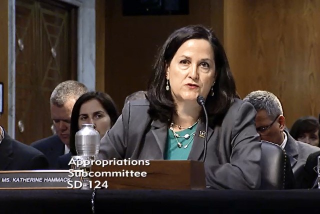 Katherine Hammack, assistant secretary of the Army for Installations, Energy and Environment