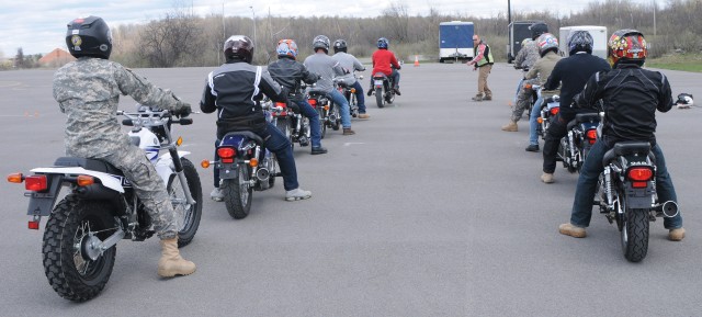 Motorcycle safety instructors prepare Fort Drum riders for the road